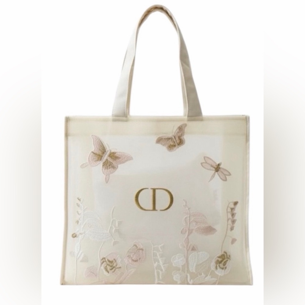 New CD butterfly tote bag